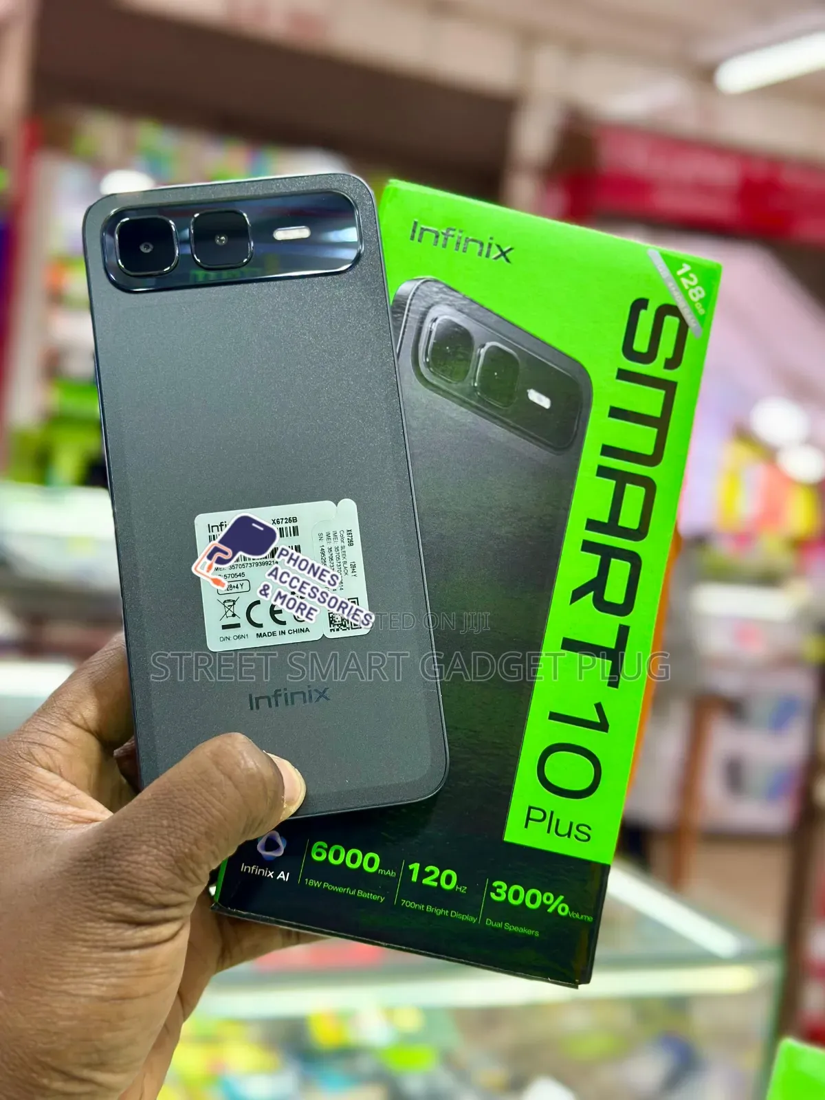 New Infinix Smart 10 Plus 128 GB Black