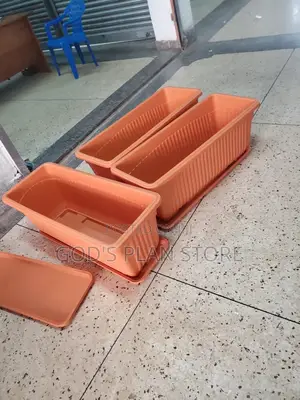 Rectangular Elegant Plastic Flower Pots