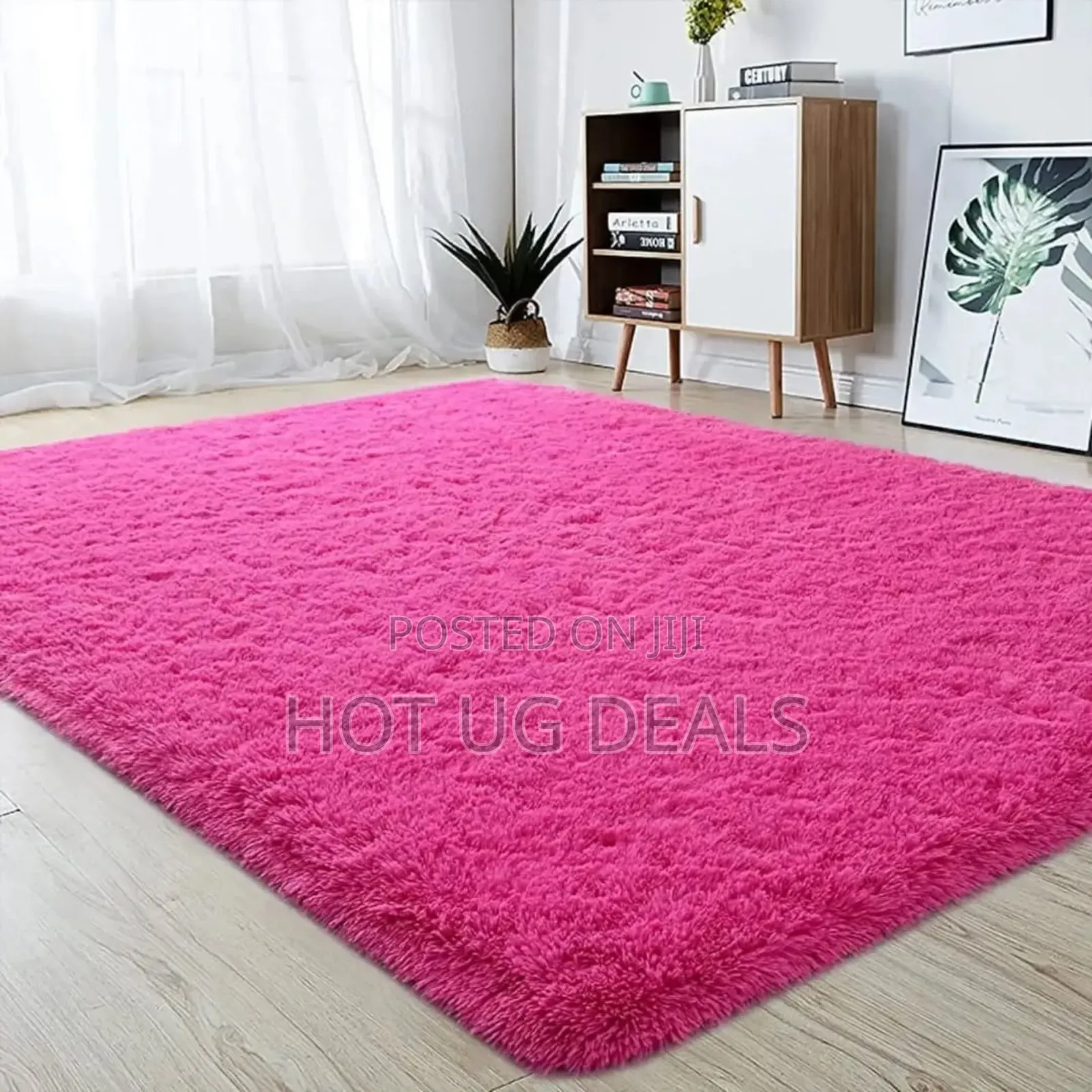 2*2.5m Furry Floor Large Carpets - Colour Varies