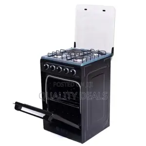 3 Gas Burners With 1 Electric Hotplate 50x50 Gas Cooker,