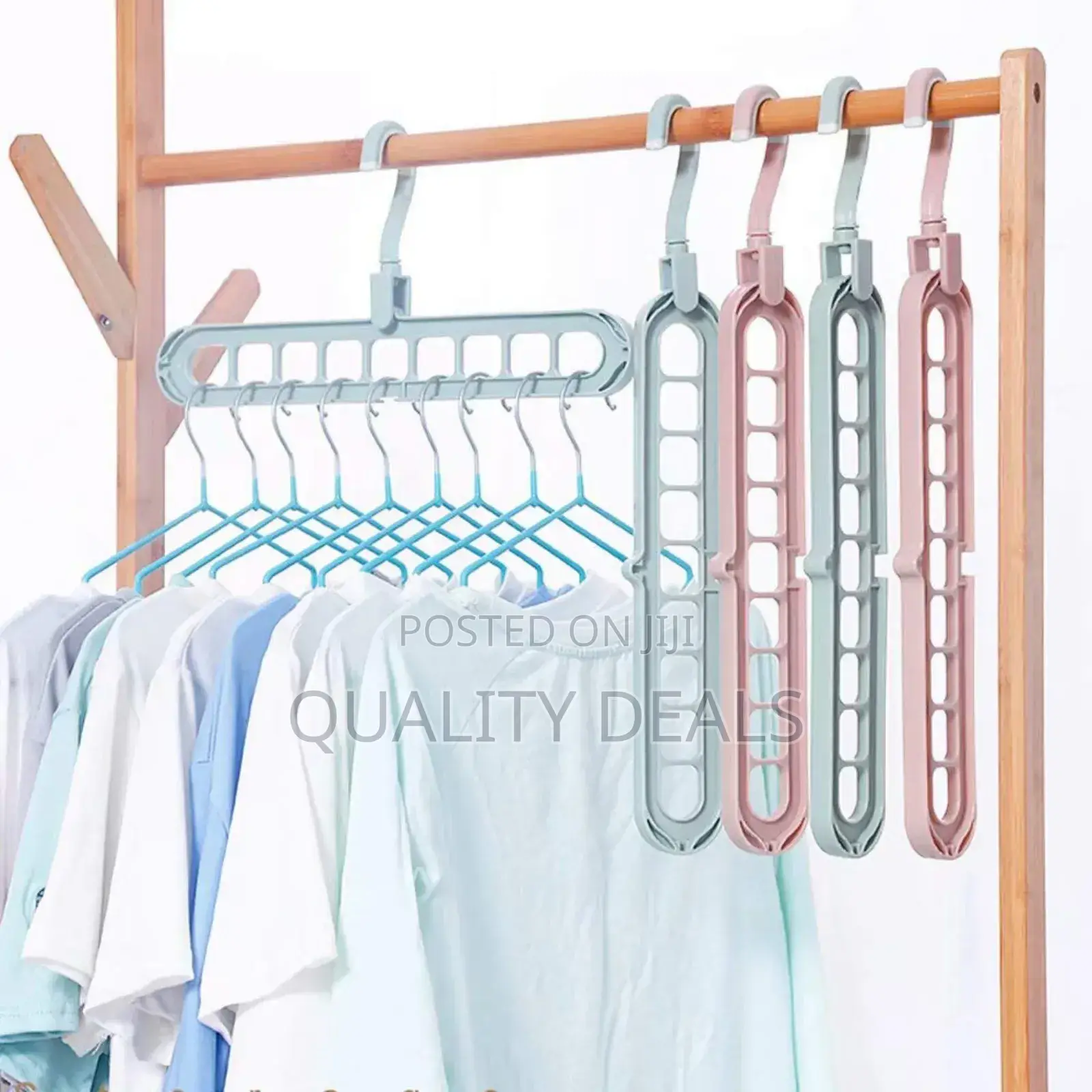 (1pc) 9 Holes Plastic Hanger