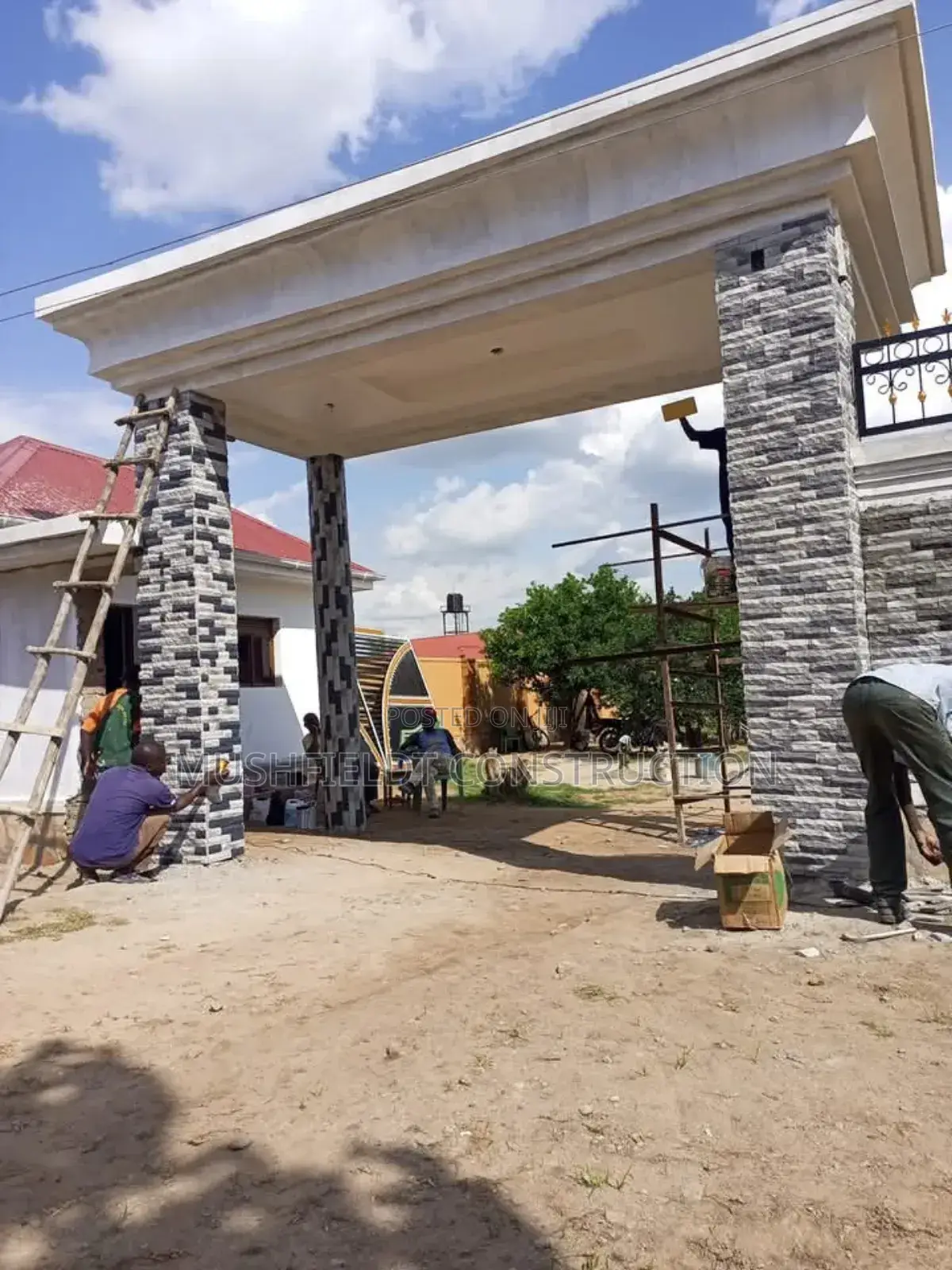 Wall Fence and Canopy Construction
