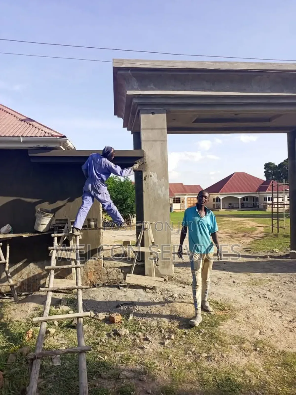 Wall Fence and Canopy Construction