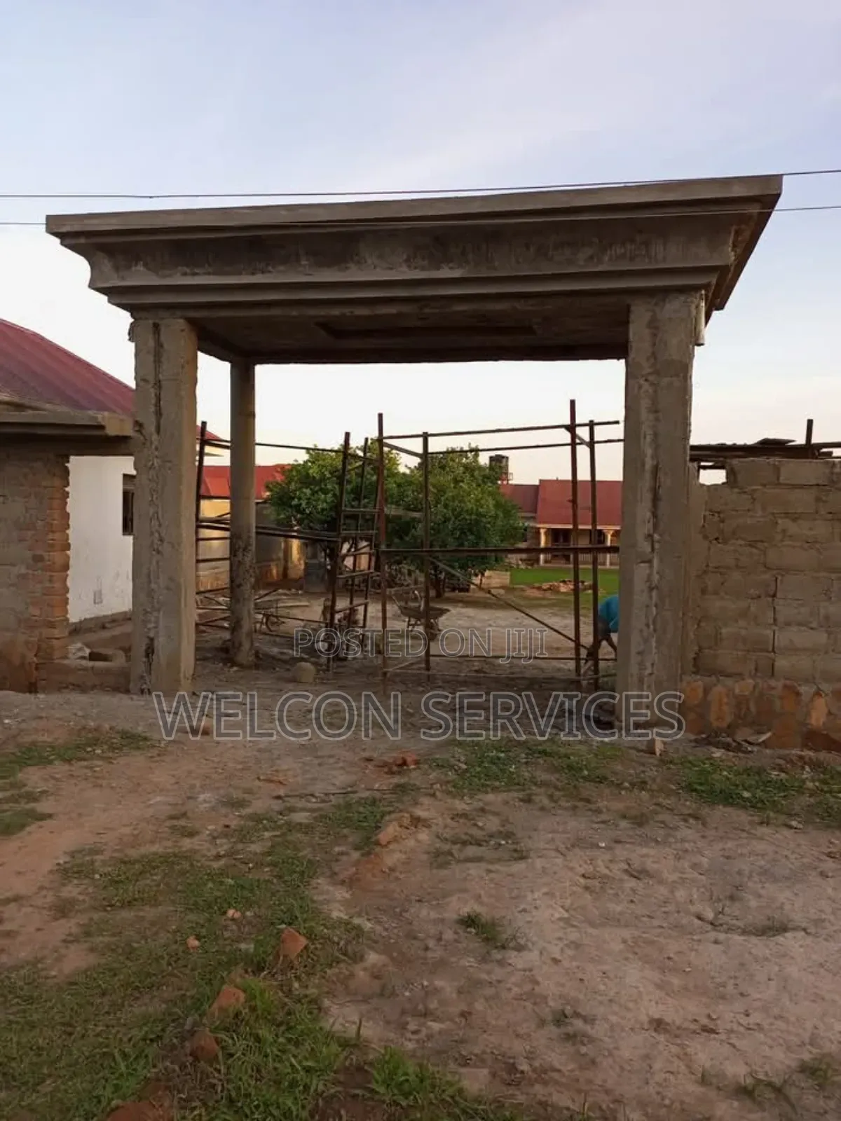 Wall Fence and Canopy Construction
