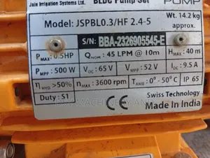Solar Surface Water Pump