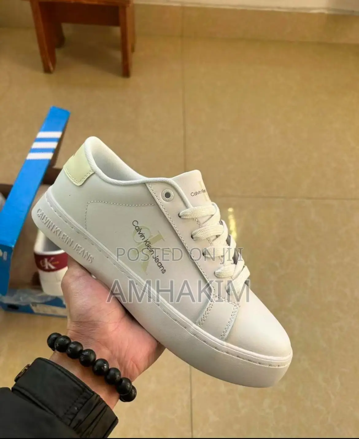 Classic Low Calvin Klein Leather Sneakers in Stock