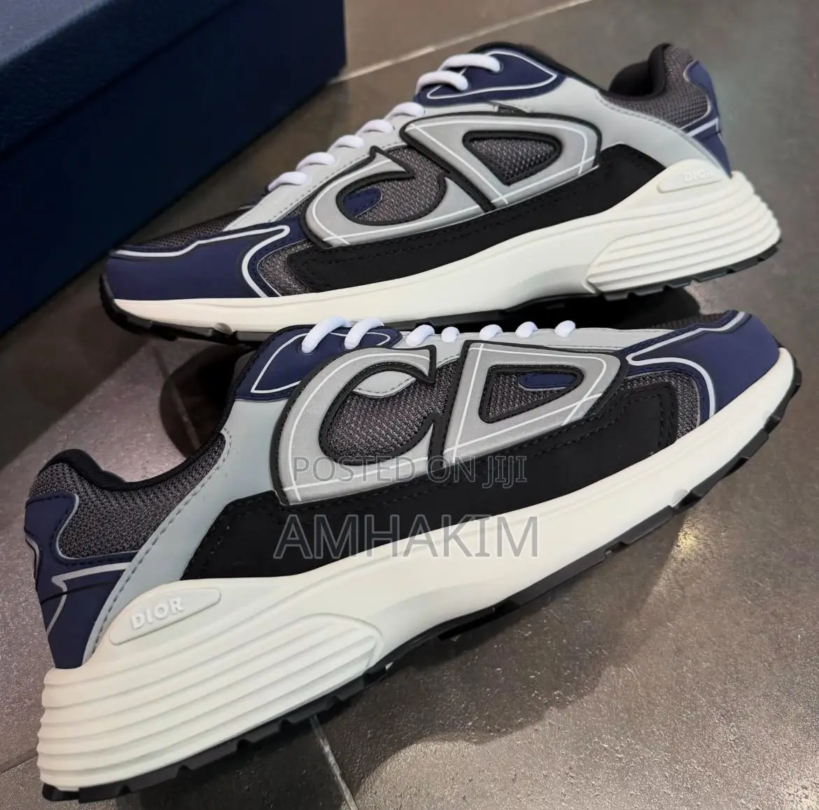 Classic Men's Dior B30 Black,Navy Blue Sneakers in Stock