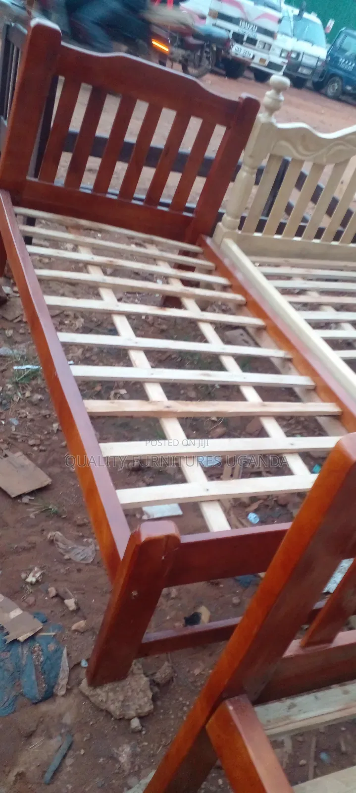 3x6 Wooden Bar Code Bed