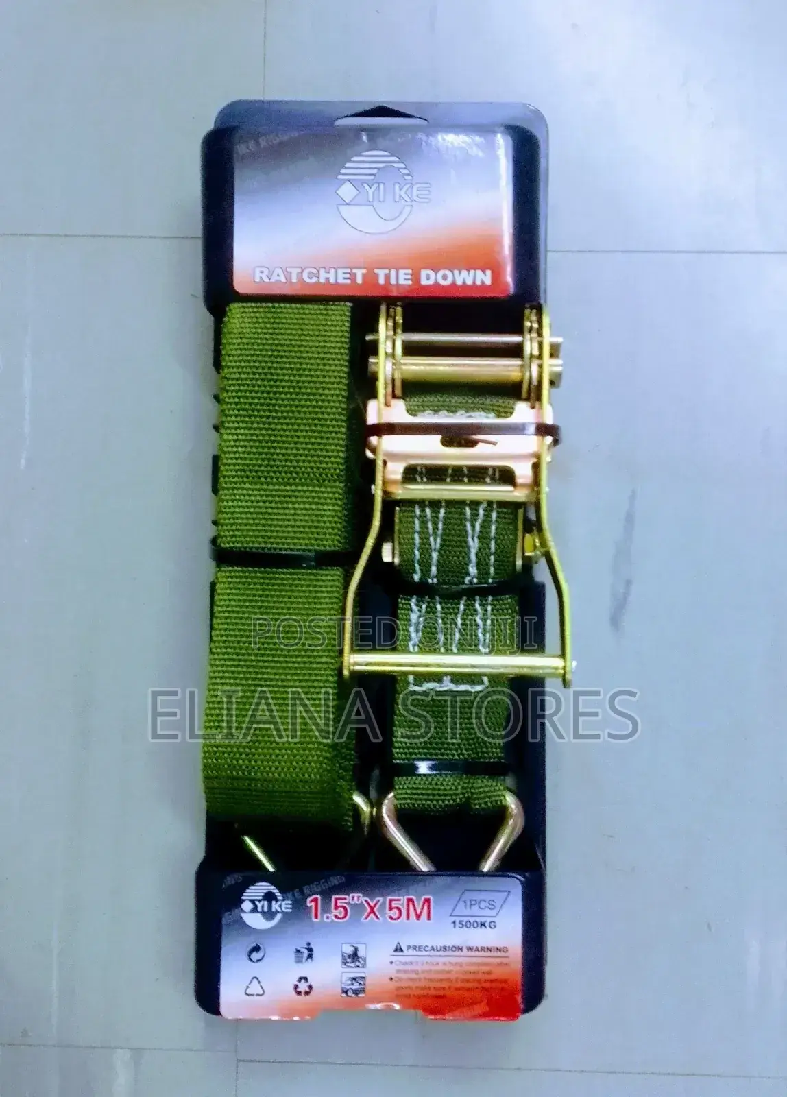 Ratchet Tie Down/Cargo Belt 5m