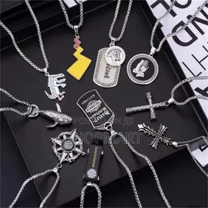 Titanium Steel Necklace for Men Women