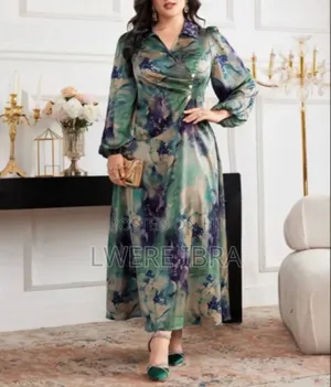 Ladies Satin Party Dresses 4 Colors