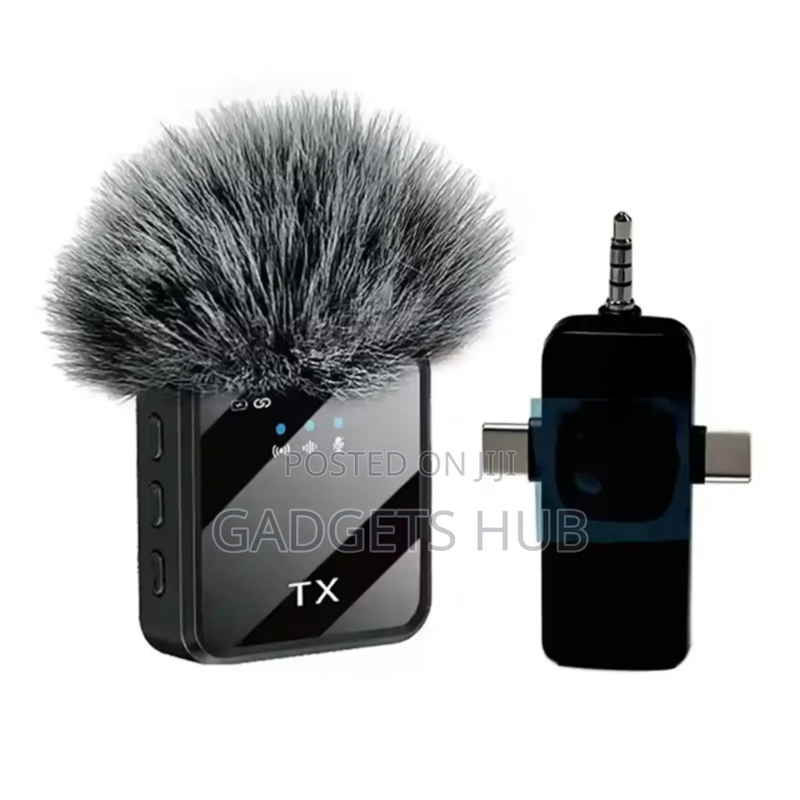 3 in 1dual Mini
Wireless Microphone Clip Microphone