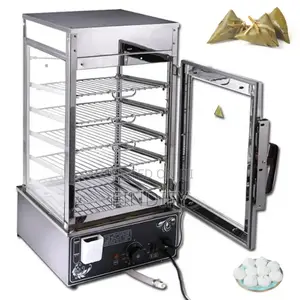 5-Layer Stainless
Steel Food/Bun Steamer Machine 1200w 220v