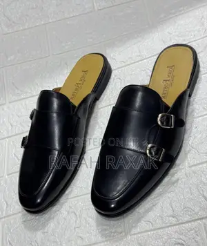 Original Men’S John Foster Double Buckle Mule Half Shoes