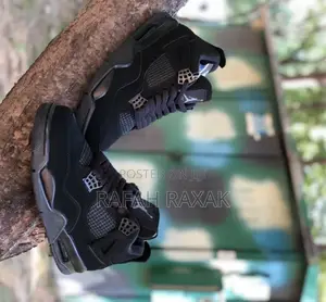 Nike Air Jordan 4 Retro Mid “Black Cat” Sneakers