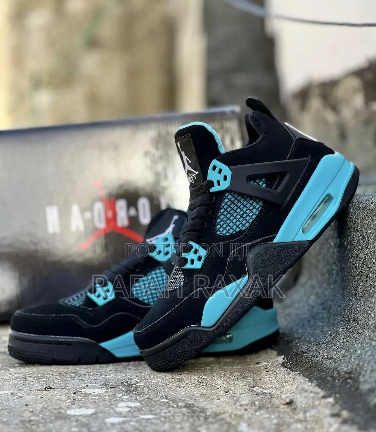 Nike Air Jordan 4 Retro “Tiffany Thunder Blue” Sneakers