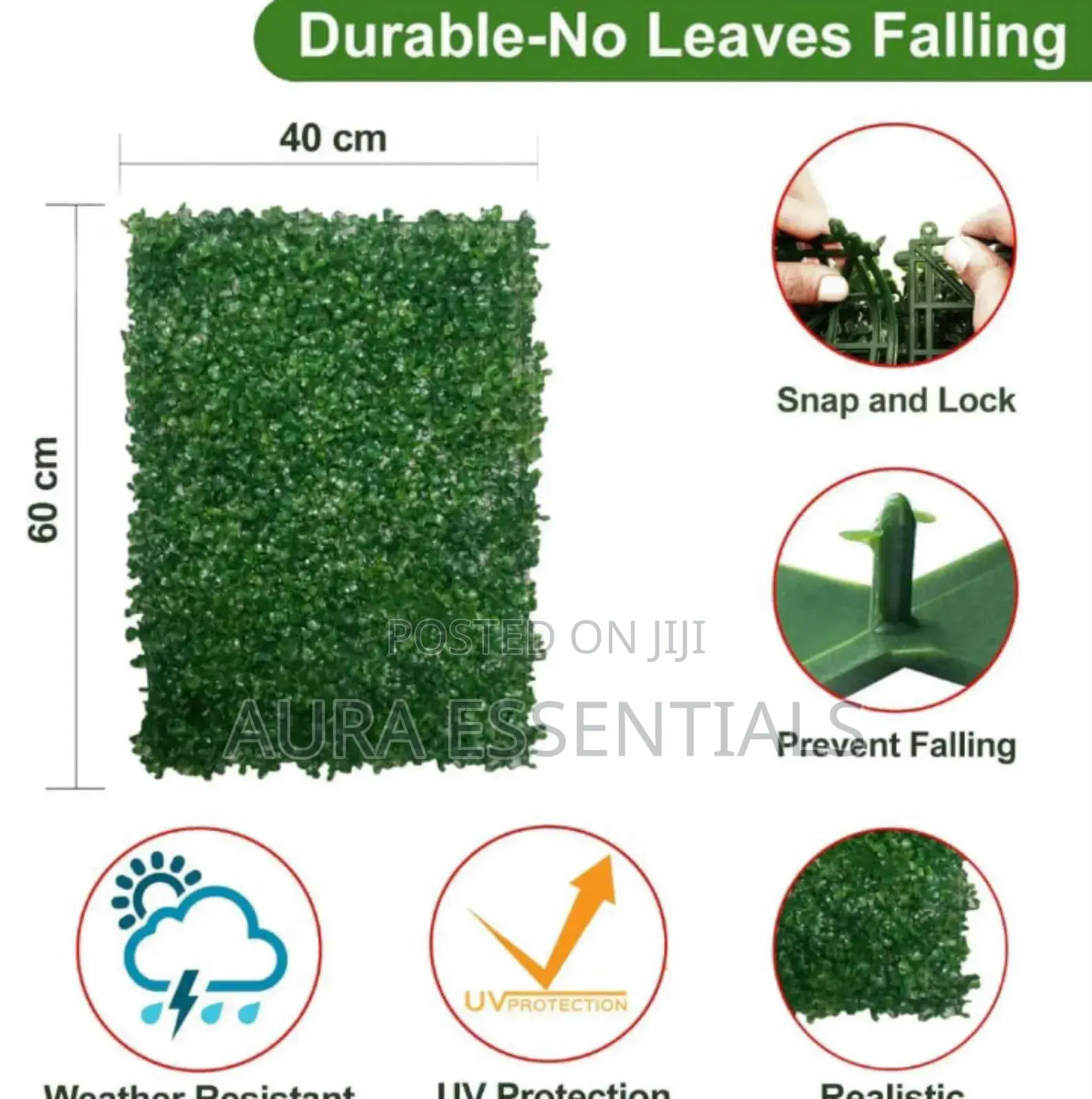 1piece Decor Artificial Wall Mat-for Indoor and Outdoor Wall