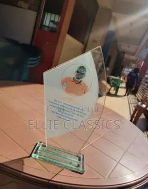 Photo - Half White Crystal Award