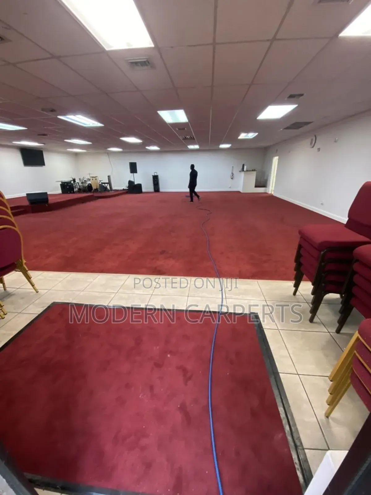 Wall to Wall Wollen Soft Carpets for Conference Halls