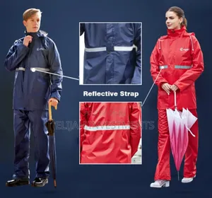 Women Men Raincoat Suit