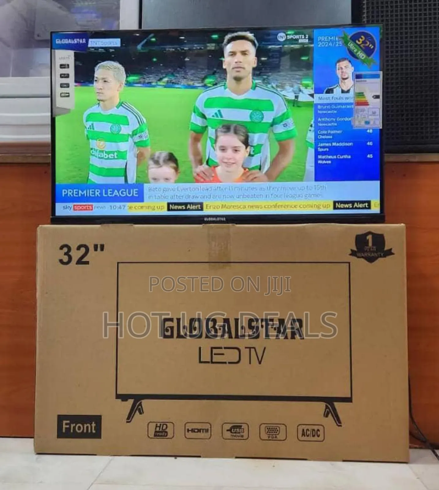 Global Star 32 Inch Android Smart Tv With Youtube, Netflix