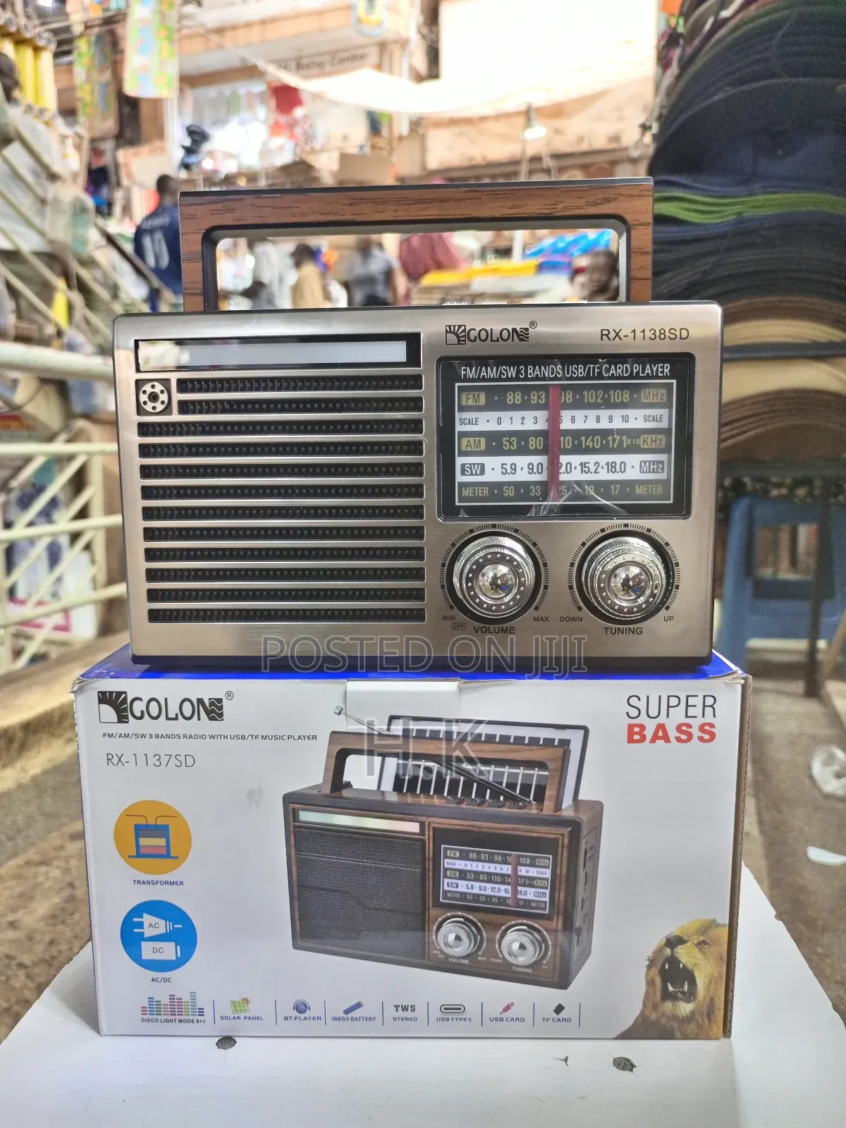 Golon Rx-1137sd Radio With Super Bass