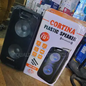 Cortina Crx 002 10" Dual Speaker With 2 Microphones