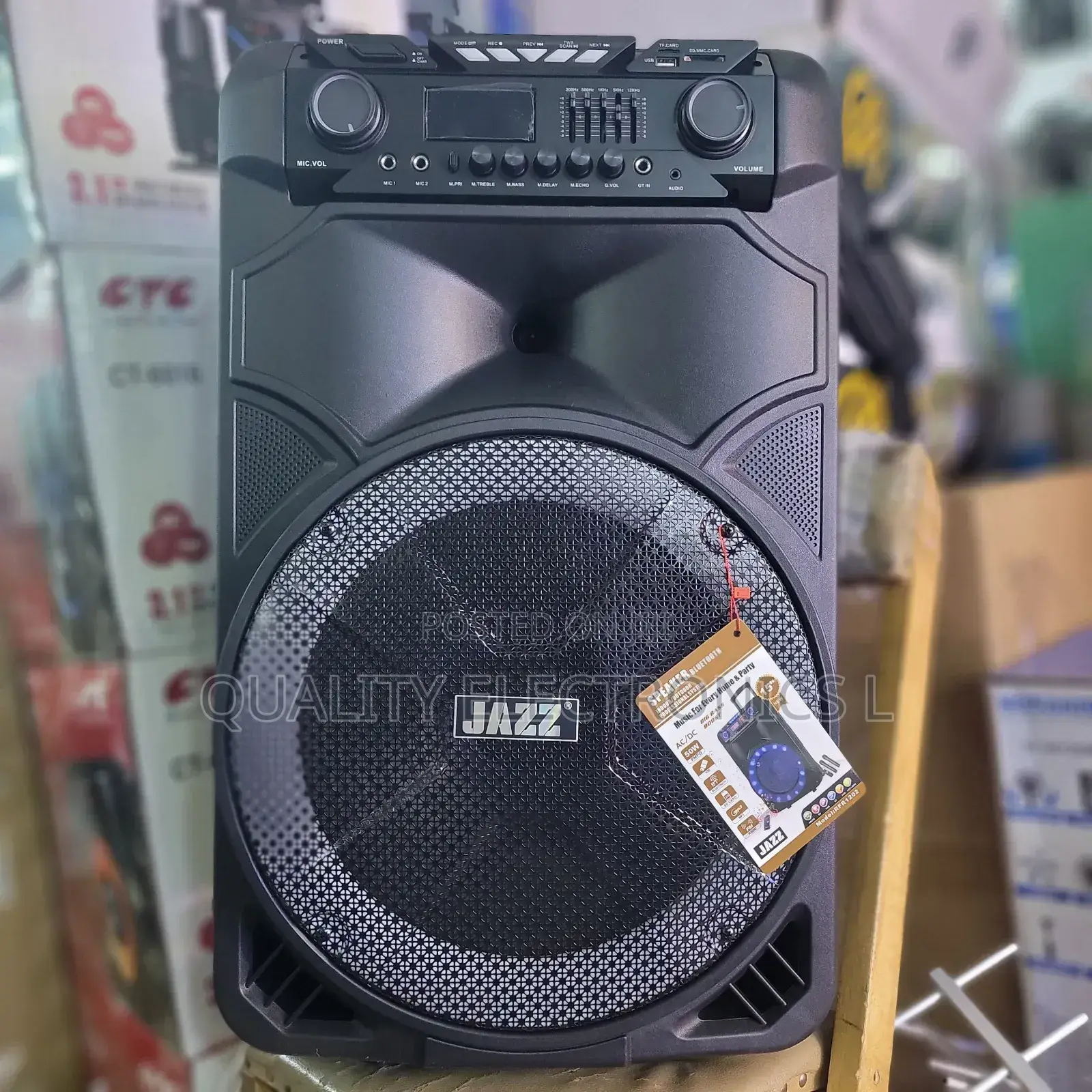 Jazz 15" Rfr1202 Rechargeable Speakers