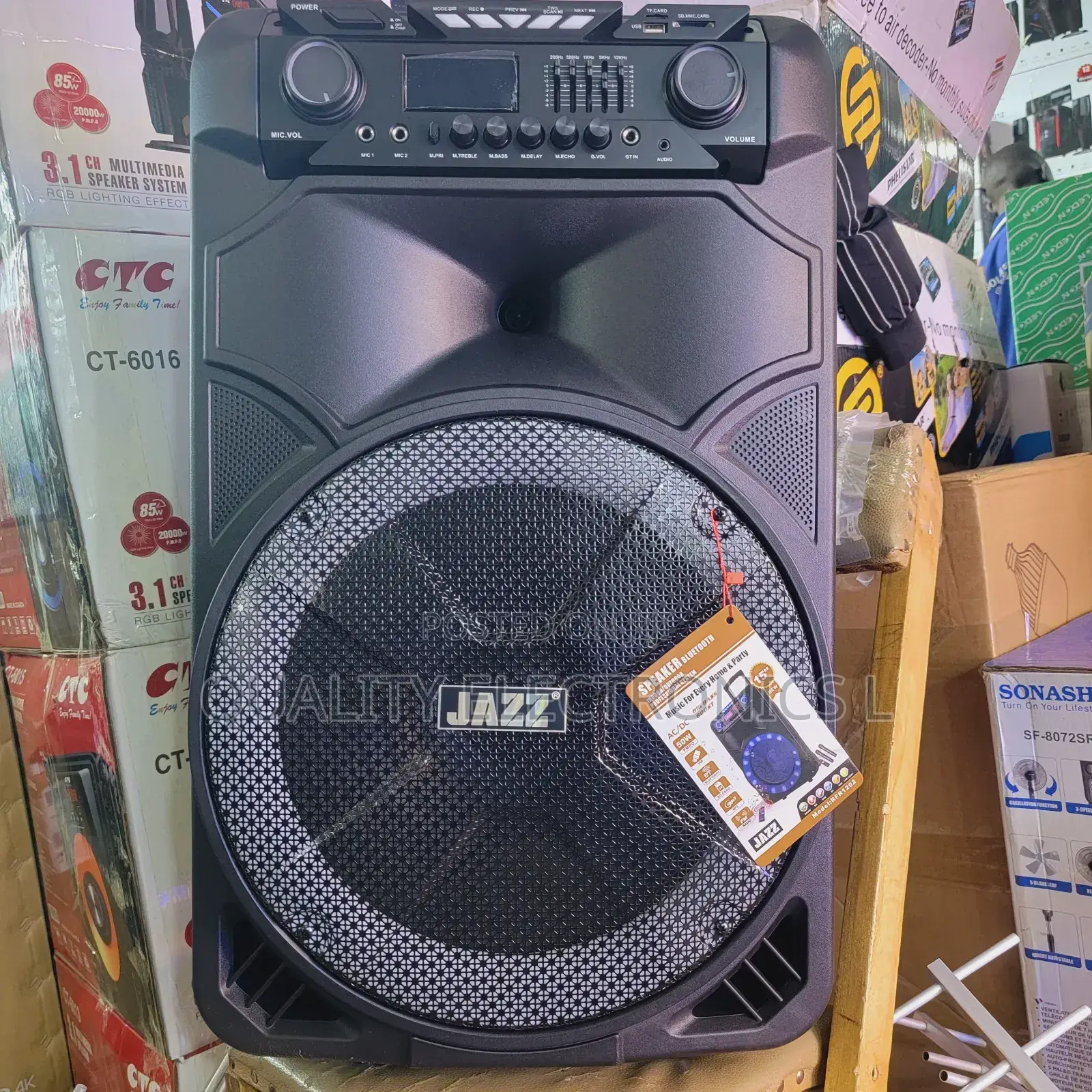 Jazz 15" Rfr1202 Rechargeable Speakers