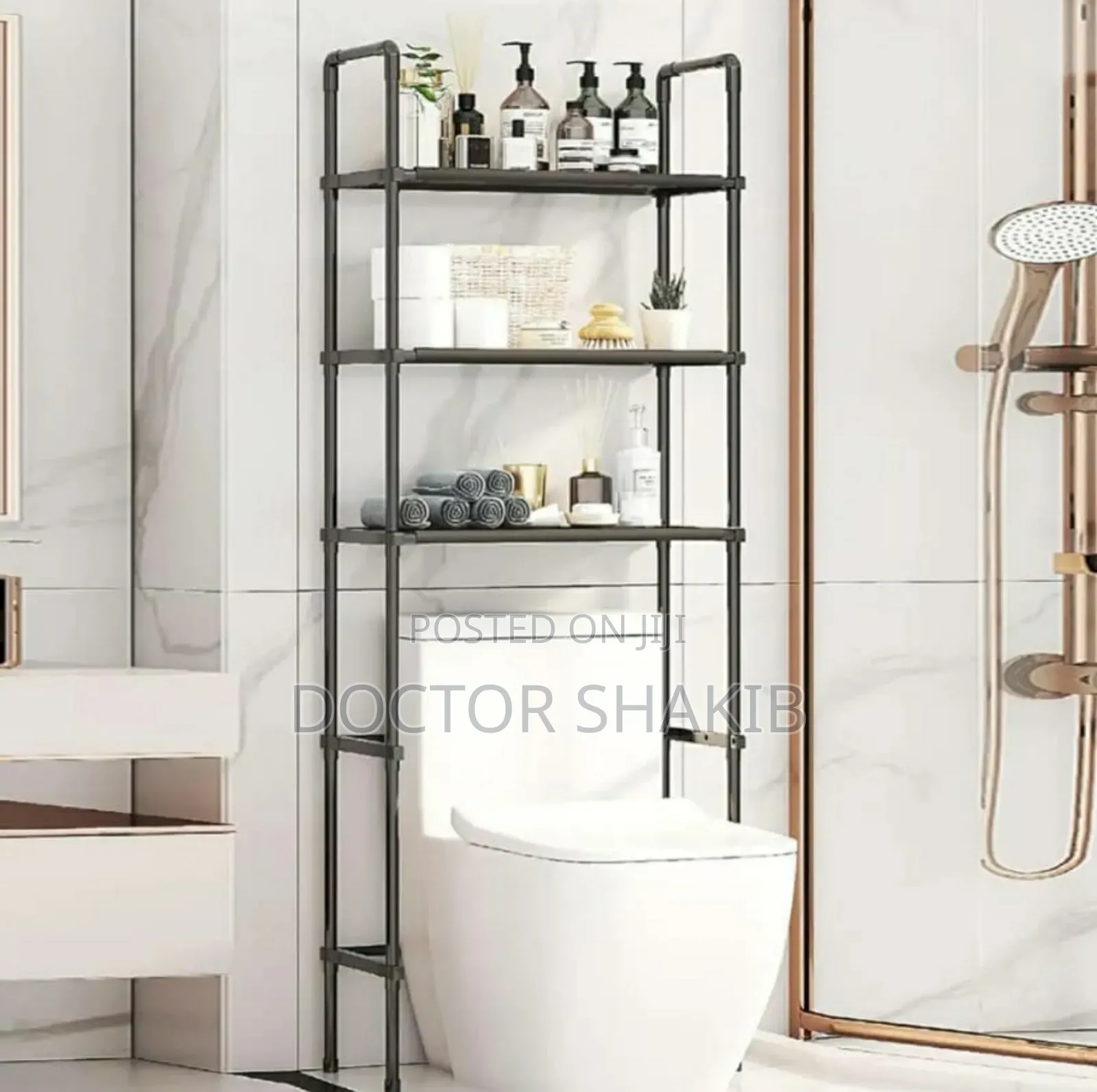 Luxurious 3 Tier Over the Toilet Storage Shelf