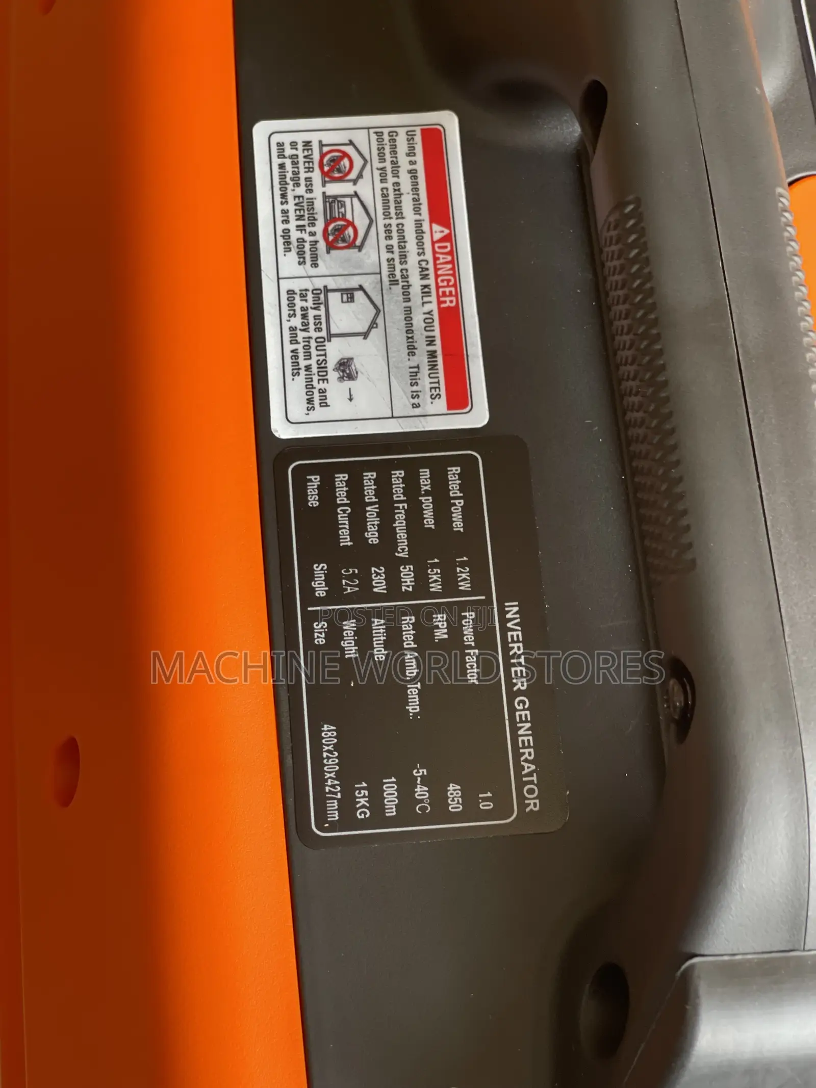 Silent Portable Generator Electromax 1.5kw