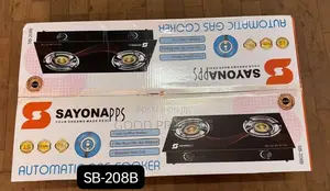 Sayona Glass Gas Burner Automatic Gas Cooker