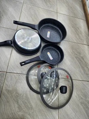 Frying Pan Set With Glass Cover