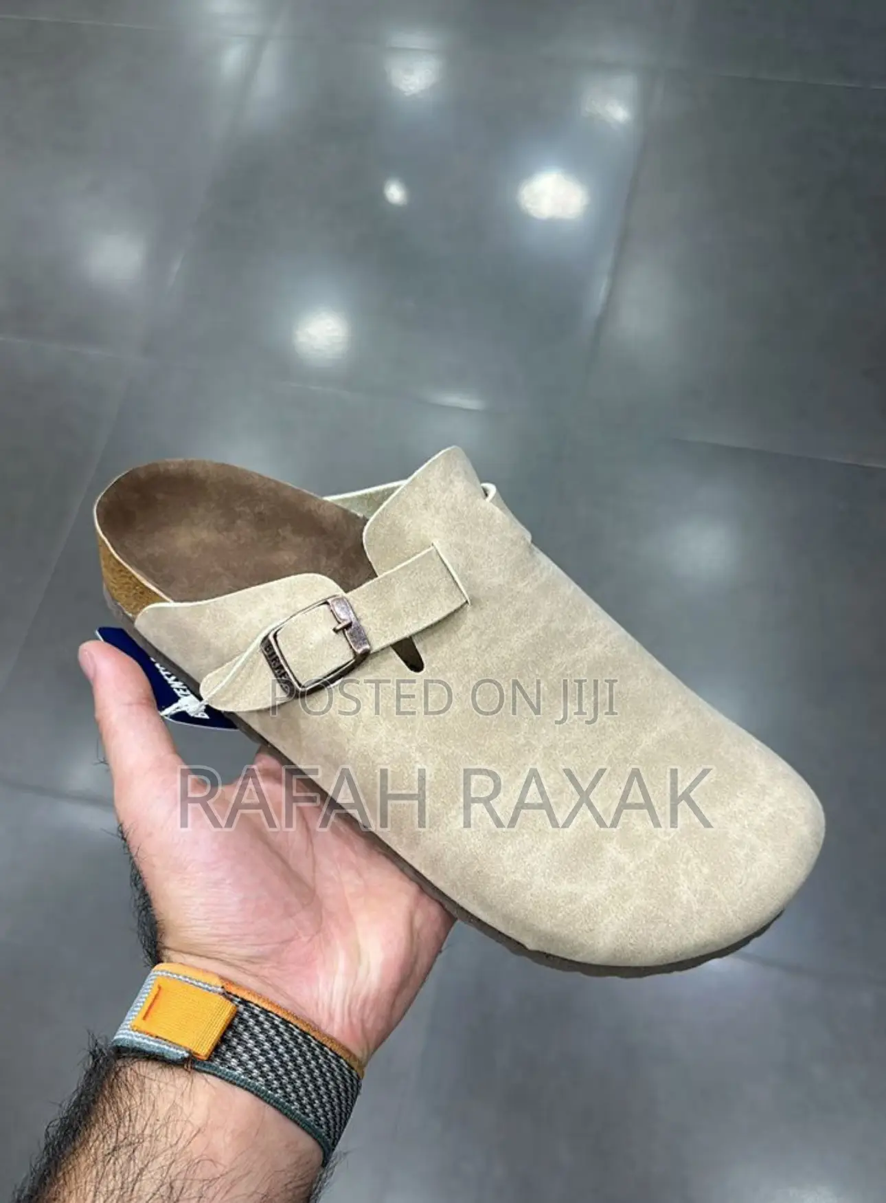 New Classic Cream Clog Birkenstock Sandals