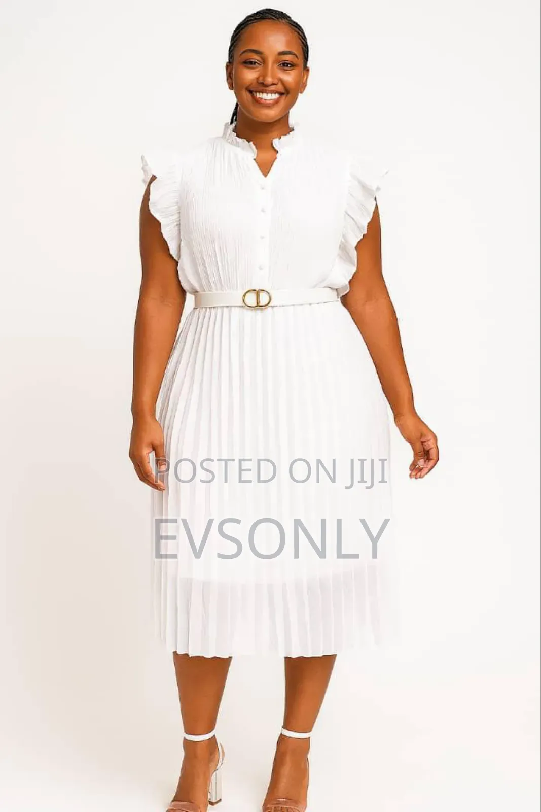 Chiffon Pleated Dress