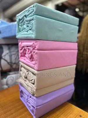 Fitted Bedsheet, Pure Cotton / 4pics
