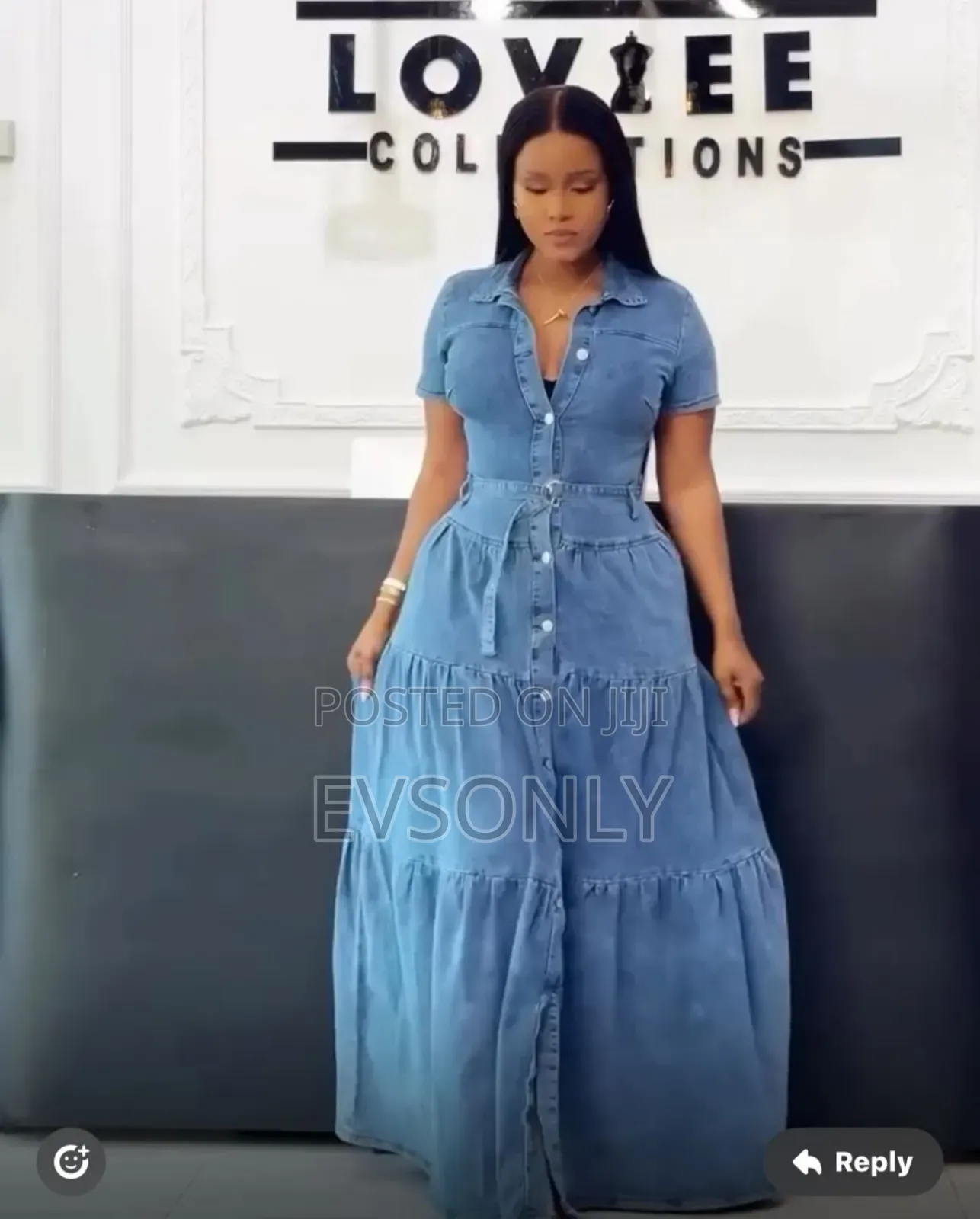 Long Jean Dress Original