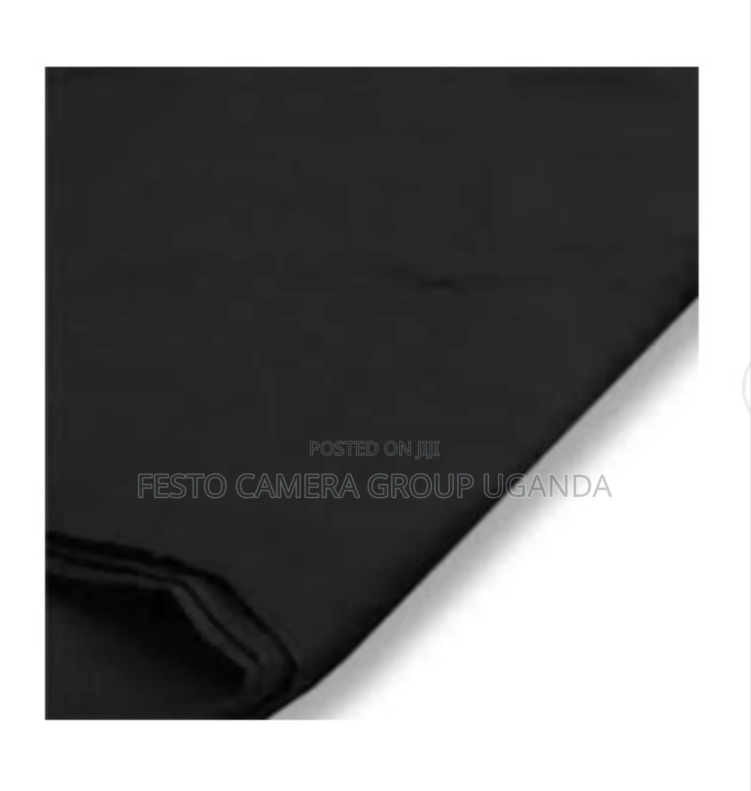 Photographic Professional Cotton Muslin Backdrop 3x6m Black