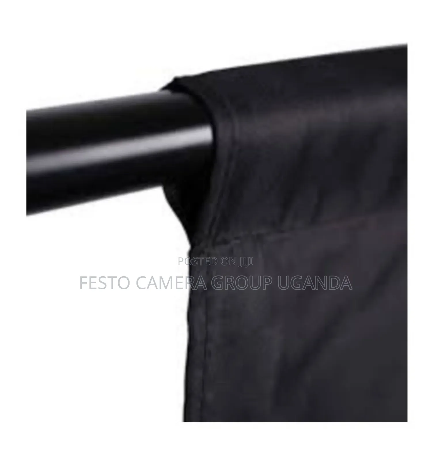 Photographic Professional Cotton Muslin Backdrop 3x6m Black