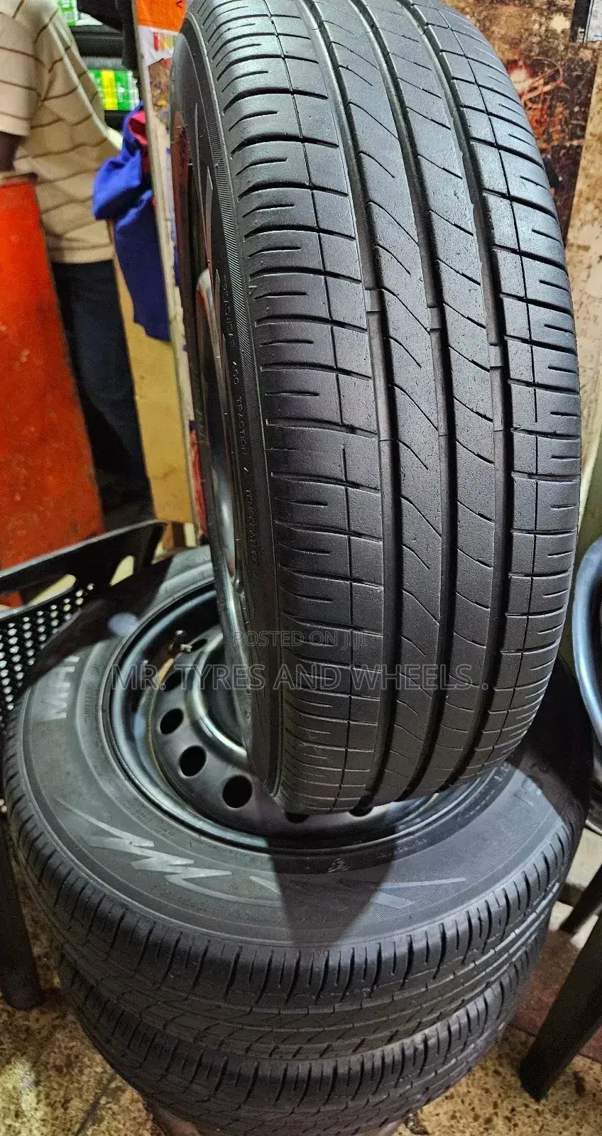 Size 15 Rims and Tires Primol or Wish Audinary Rims.