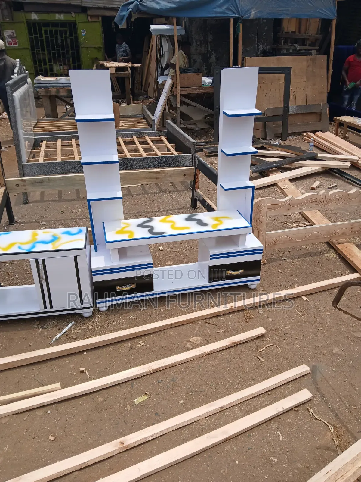 Tv Stand Two Aerials