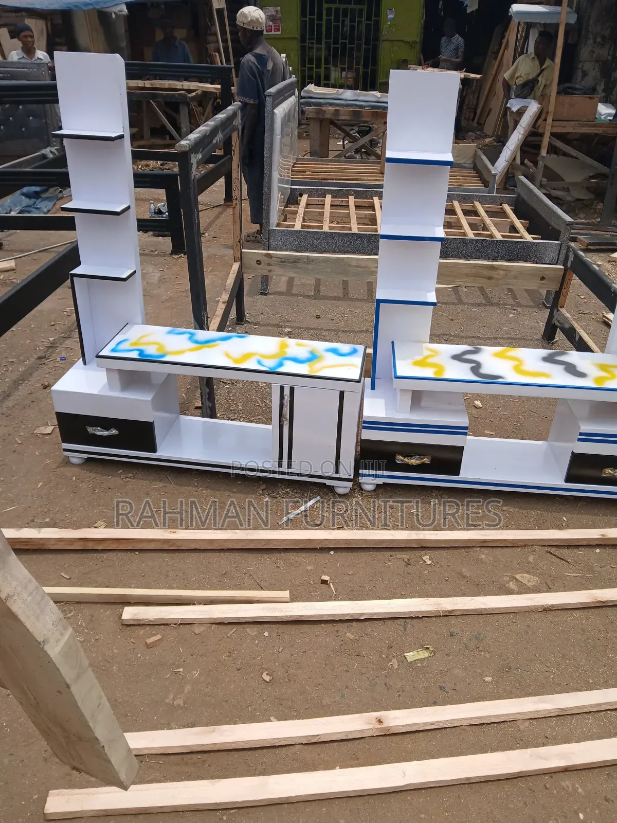 Tv Stand Two Aerials