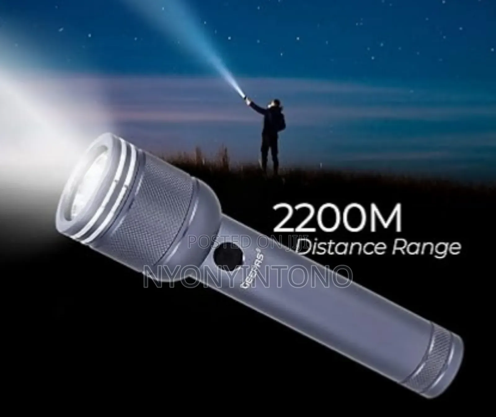 Geepas Rechargeable Zoomable Digital Flashlight GFL-51081 Z