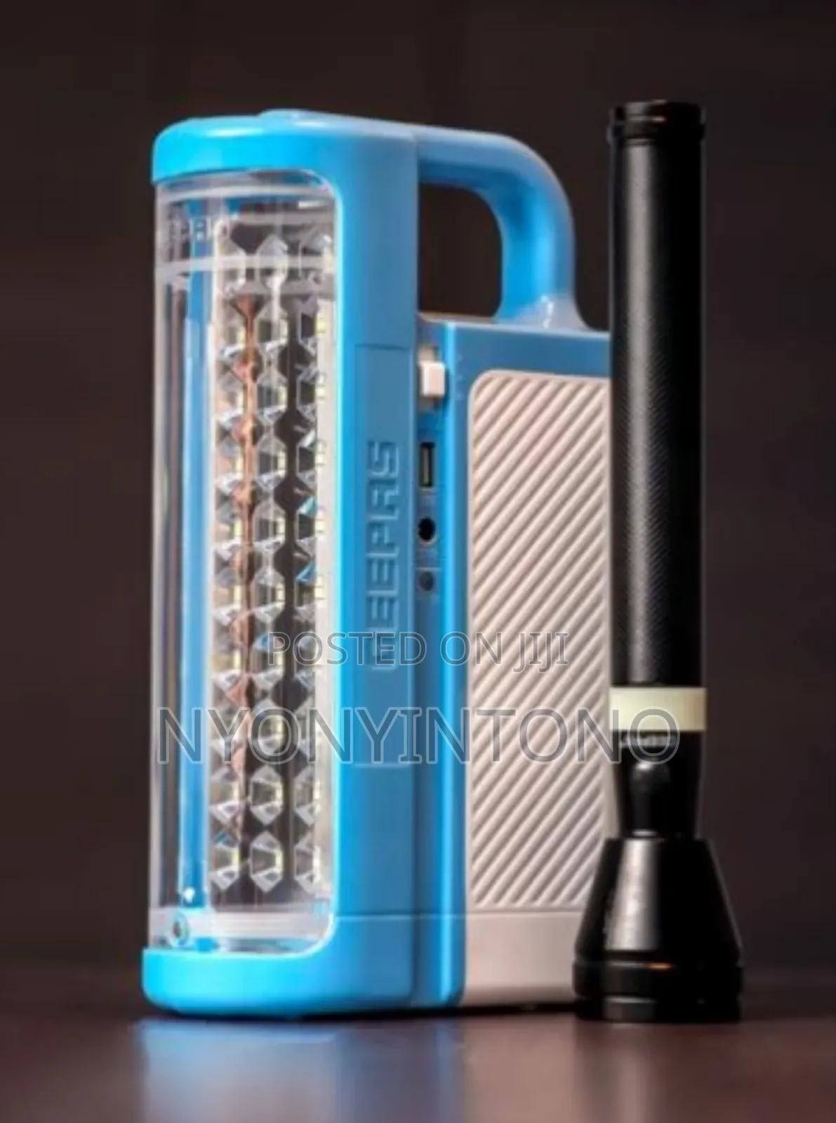Geepas Rechargeable Led Lantern + Digital Flashlight Combo