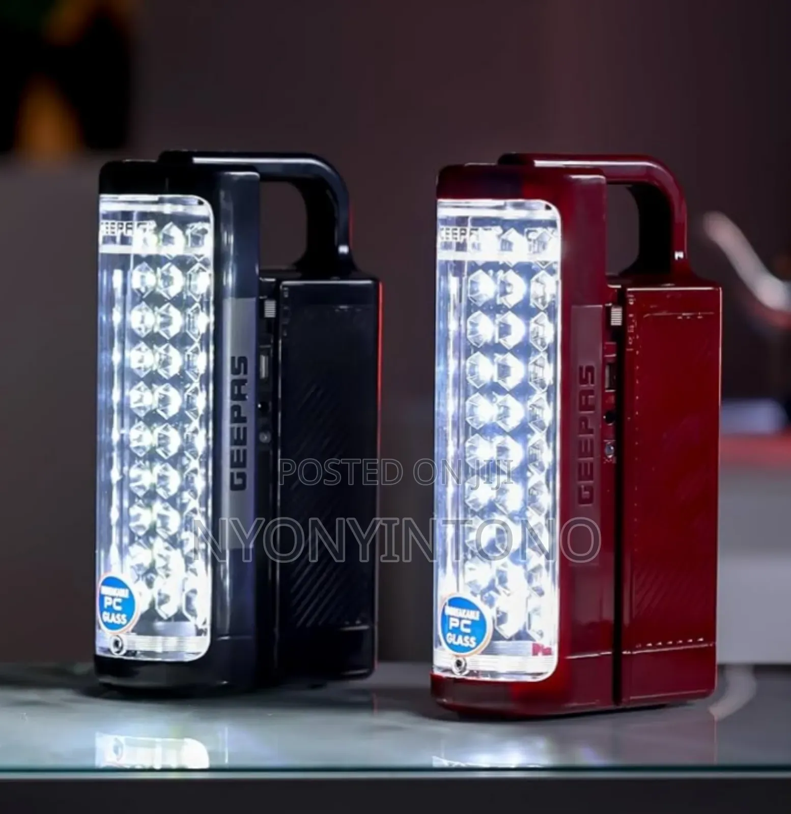 Geepas Rechargeable Lantern 2pcs Pack Combo
