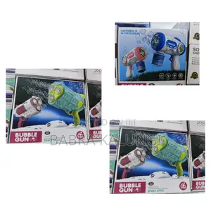 Big Size Rechargeable Bazooka Bubble Gun for Kids and Bars