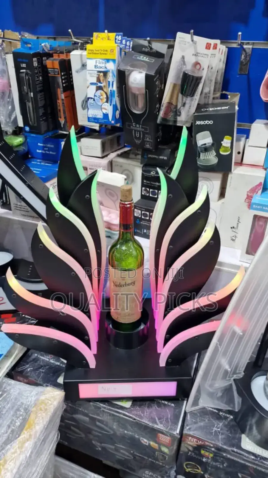 RGB Led Acrylic Champagne Wine Holder (S)