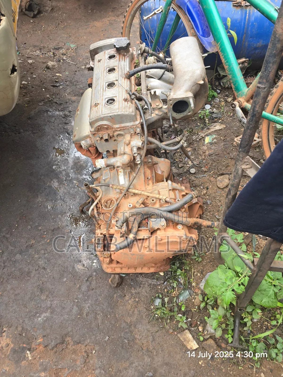 Engine 7a With It's Gearbox