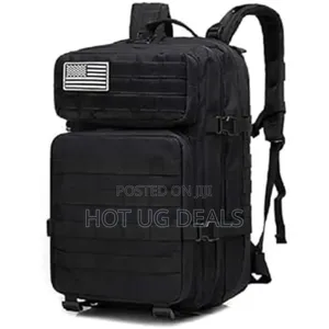 40l Large Military Backpack Men's Tactical Backpacks - Black