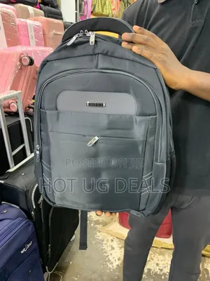 Denggao Anti-theft Backpack Laptop Student Book Bag - Black